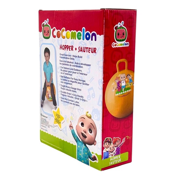 CoComelon Hopper Ball for Kids, 15 inch, Indoor Outdoor Bouncing Toy, Ages 4+‎ - Picture 4 of 4